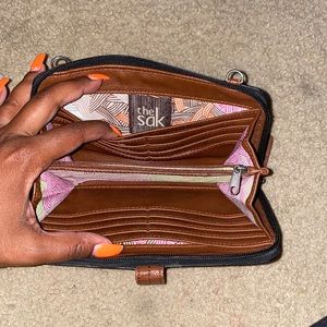 Nice leather wallet by the sak